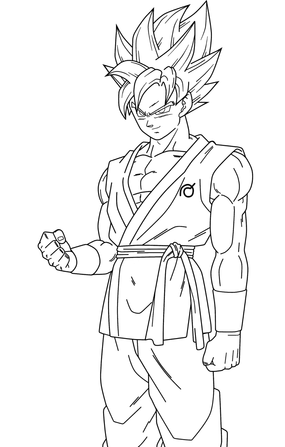goku desenhos para colorir