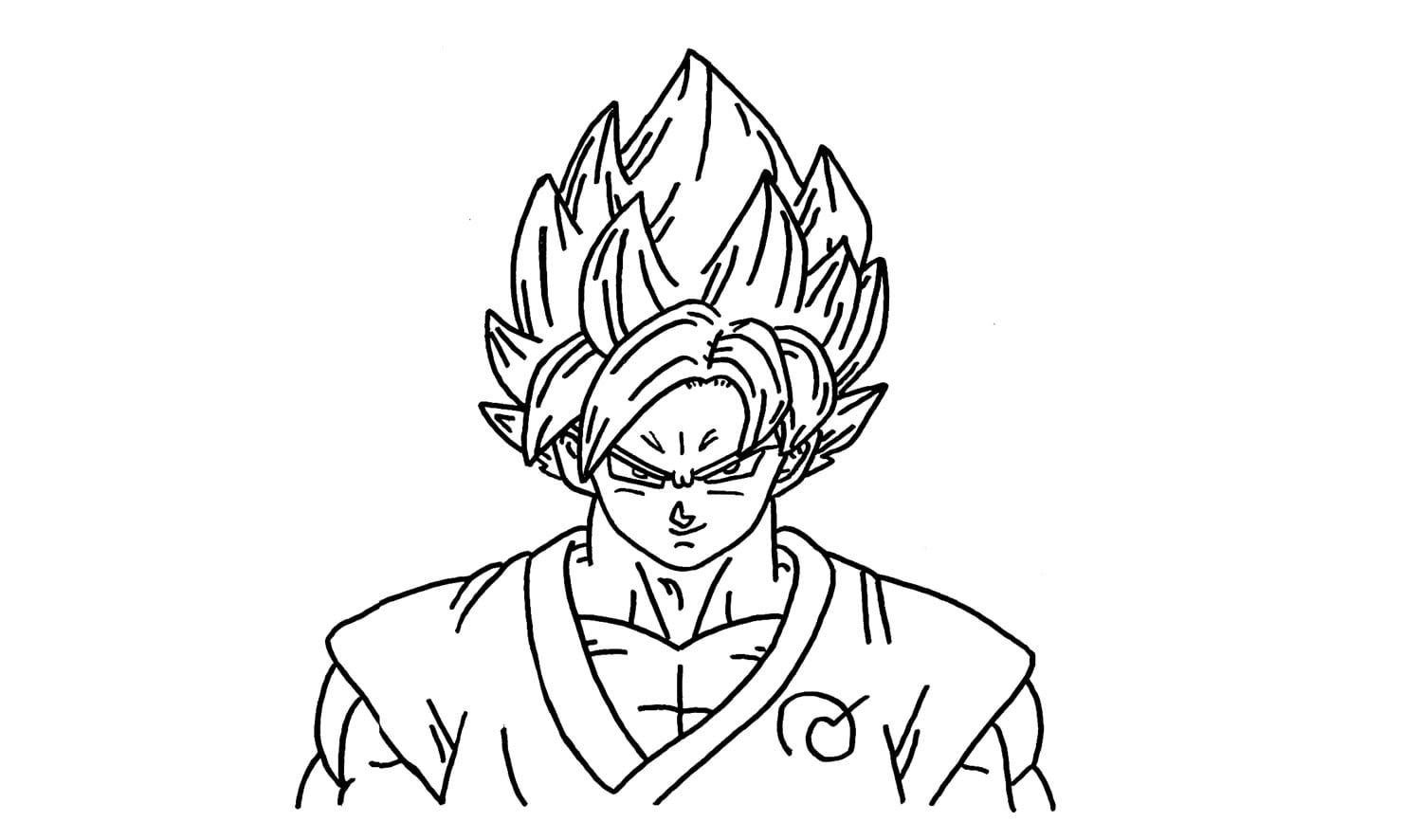 goku desenhos para colorir