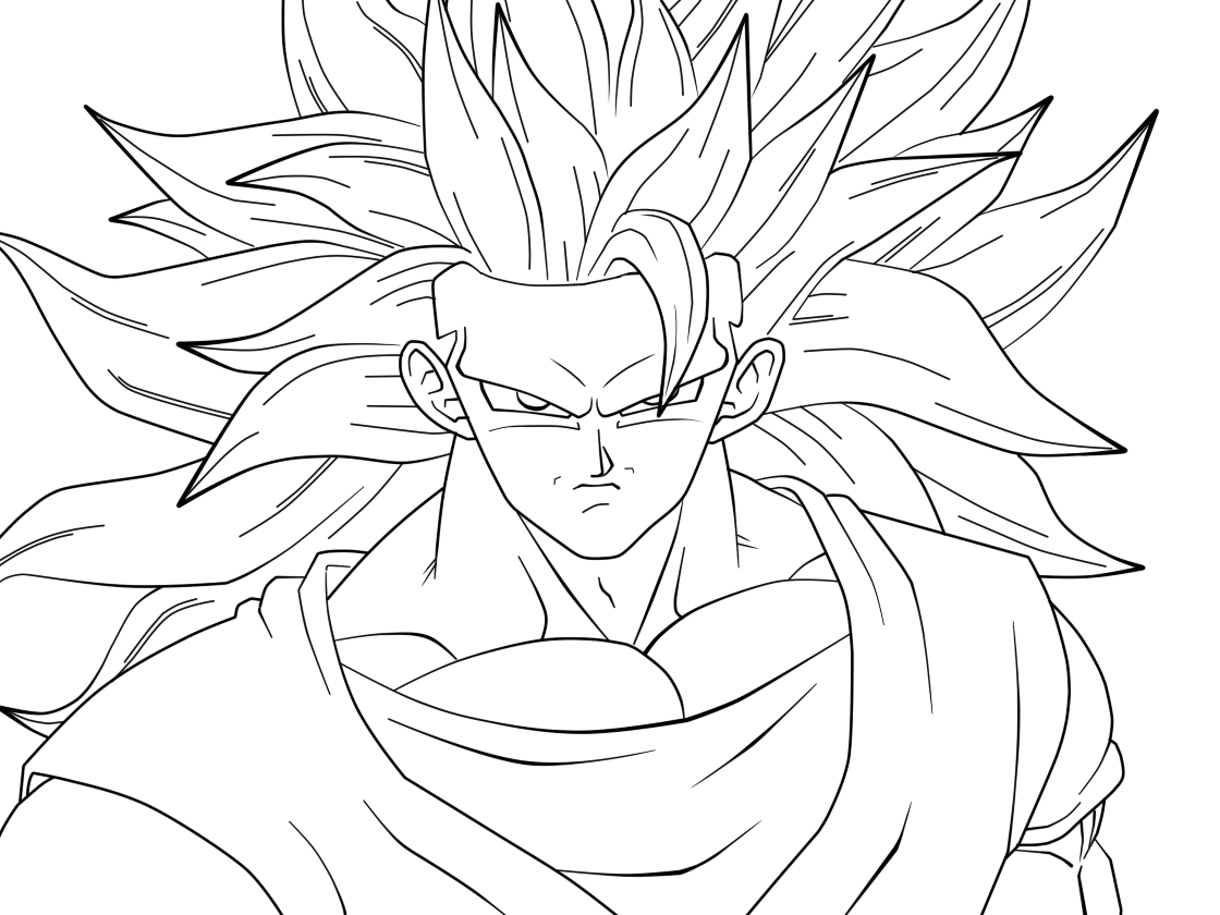 goku desenhos para colorir