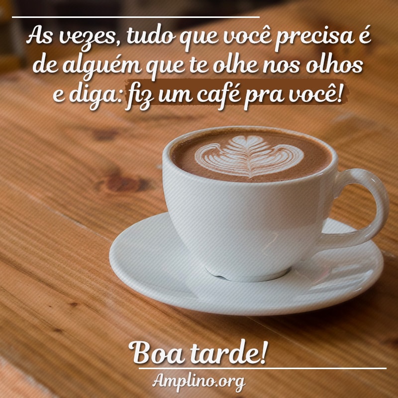 cafezinho da tarde
