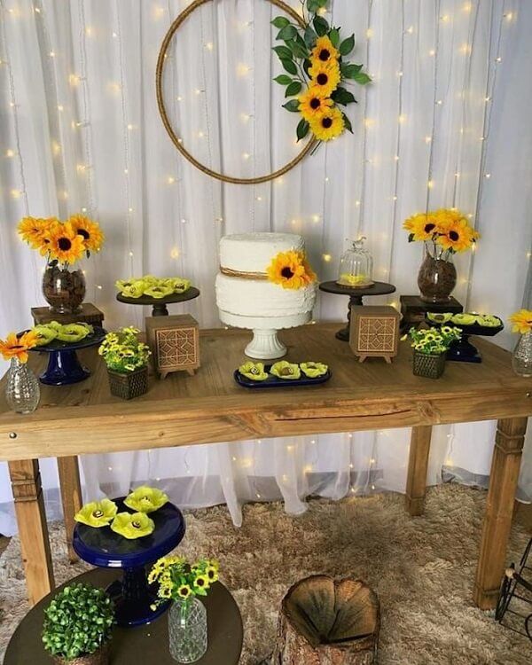decoração de girassóis