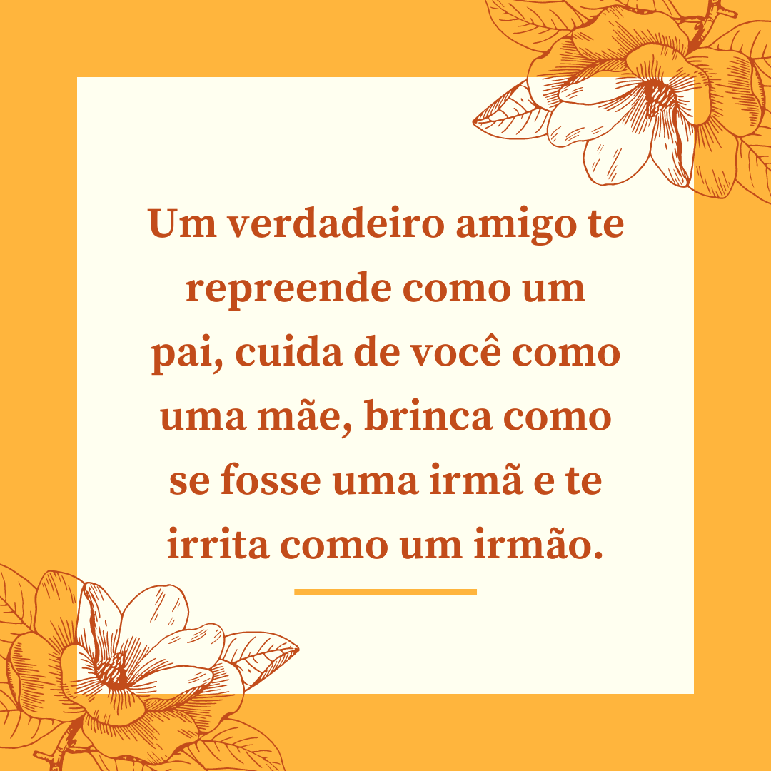 mensagens de amizade verdadeira