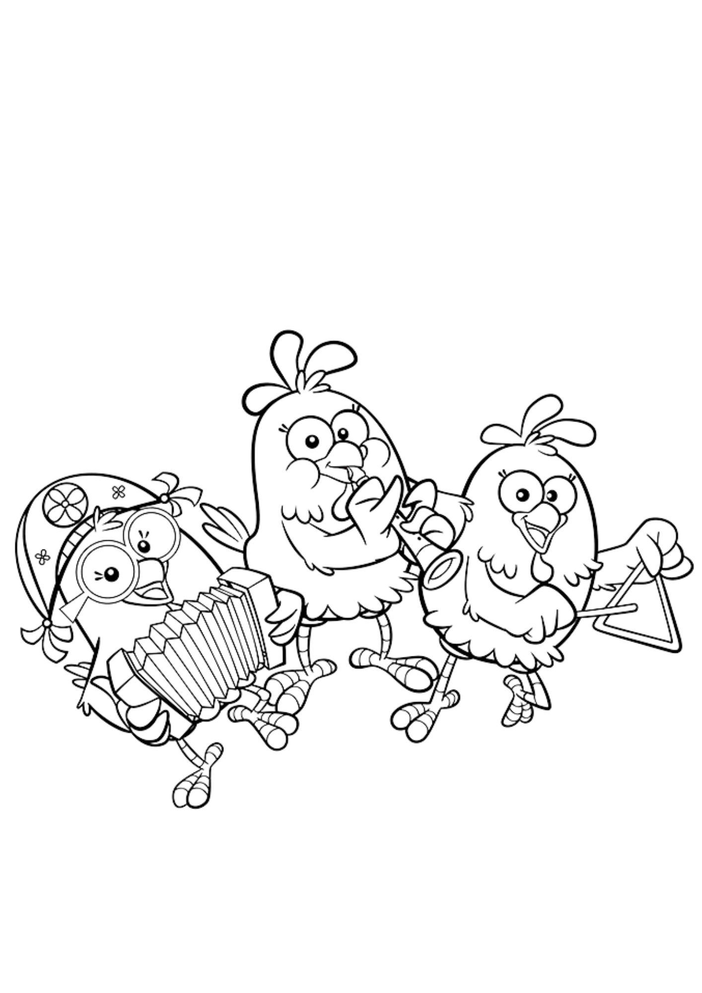 desenho da galinha pintadinha