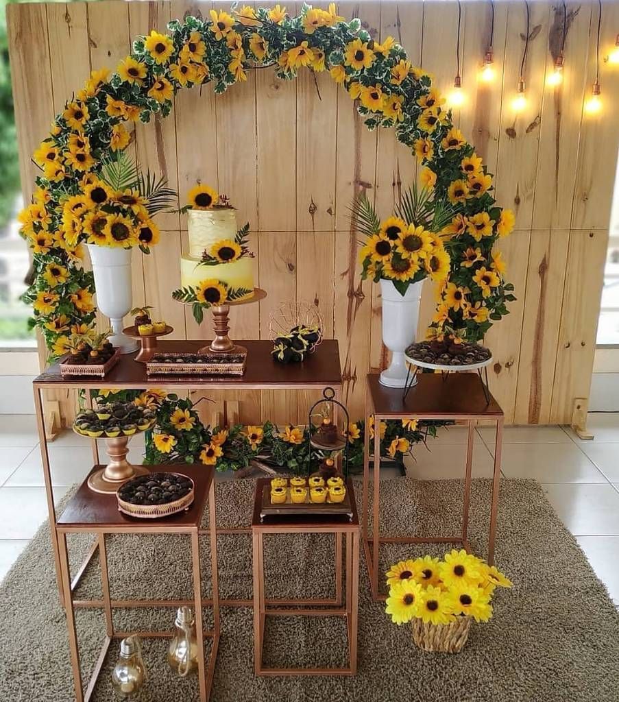 decoração de girassóis