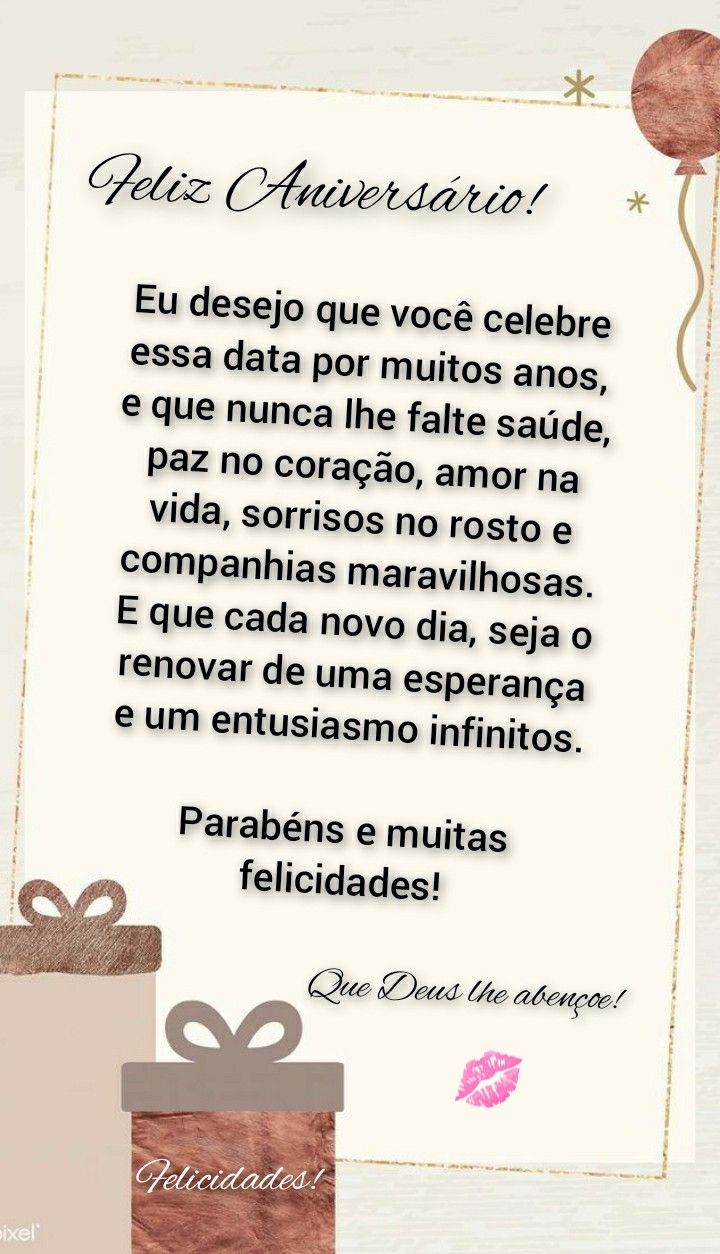 mensagem de aniversário evangélica para amigo