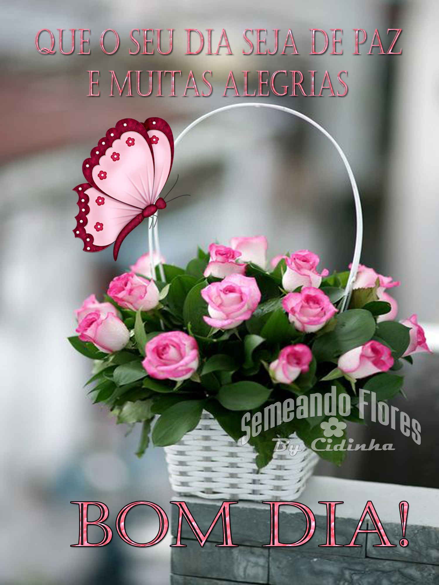 msg de bom dia com flores