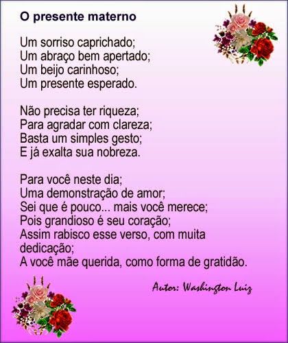 Poema para o Dia das Mães