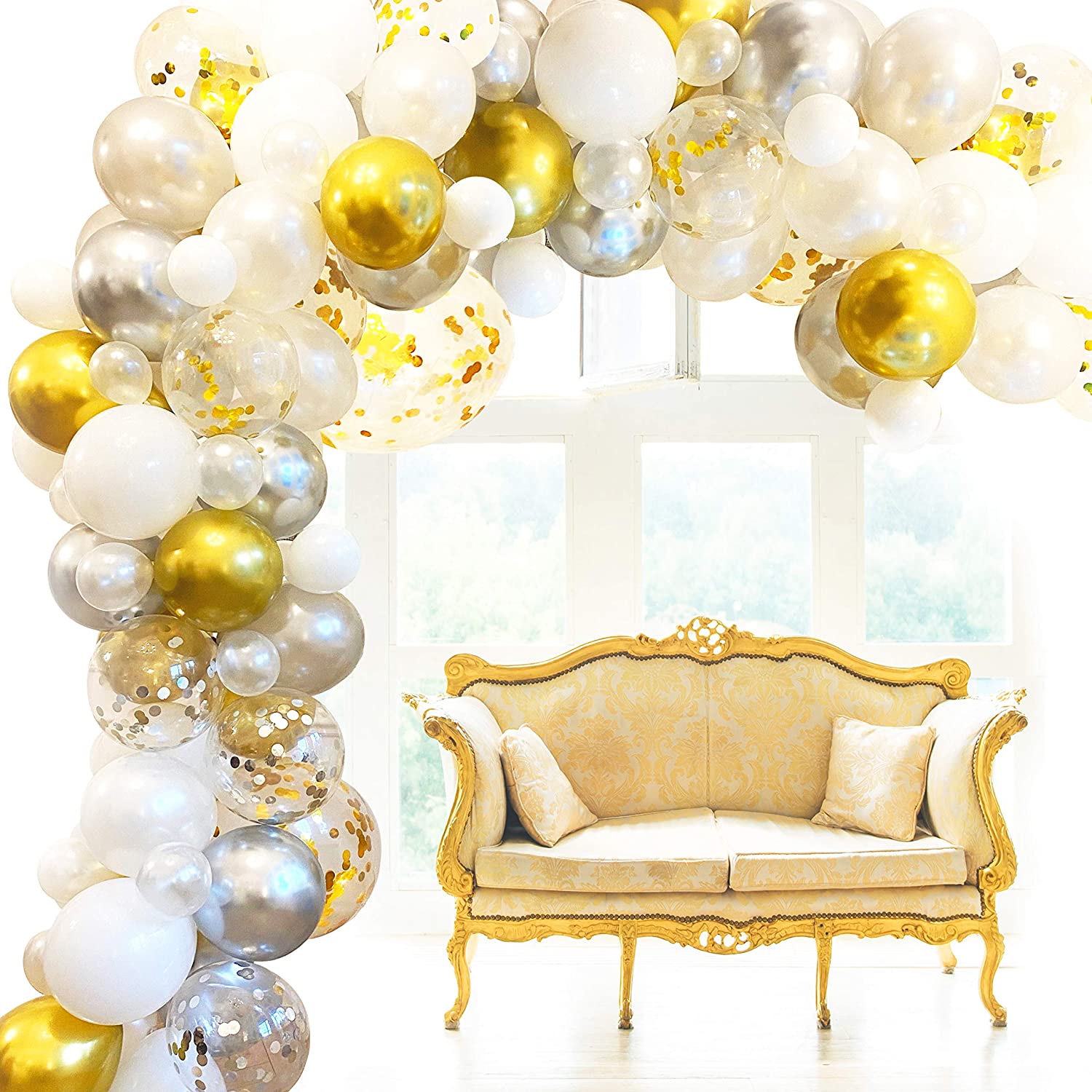Decoração Prata e Dourada