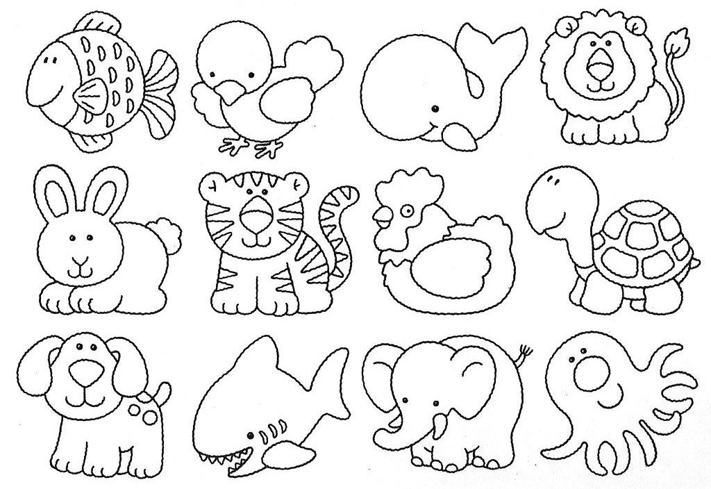desenhos de animais para colorir
