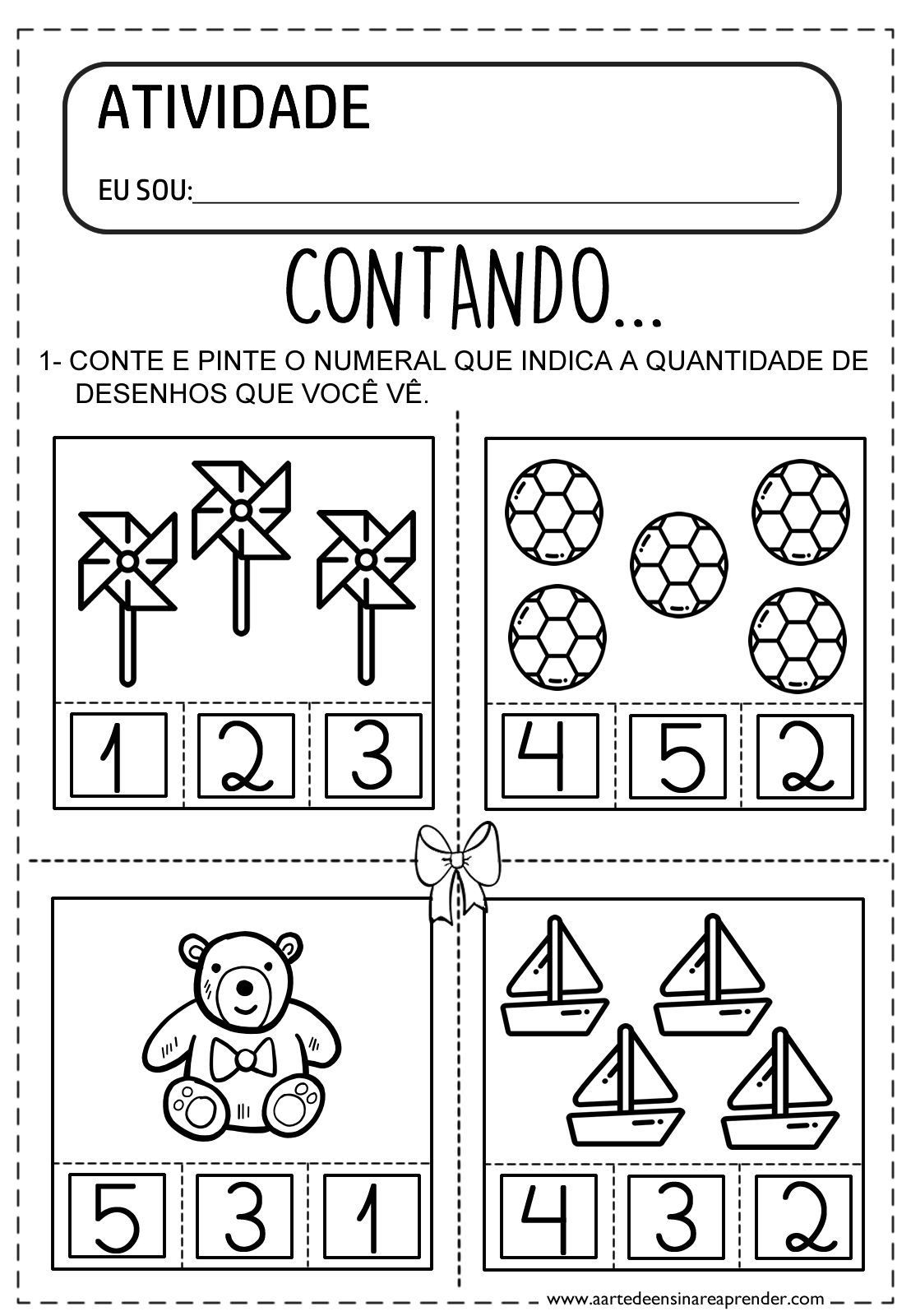 Atividade Alfabeto Educação Infantil