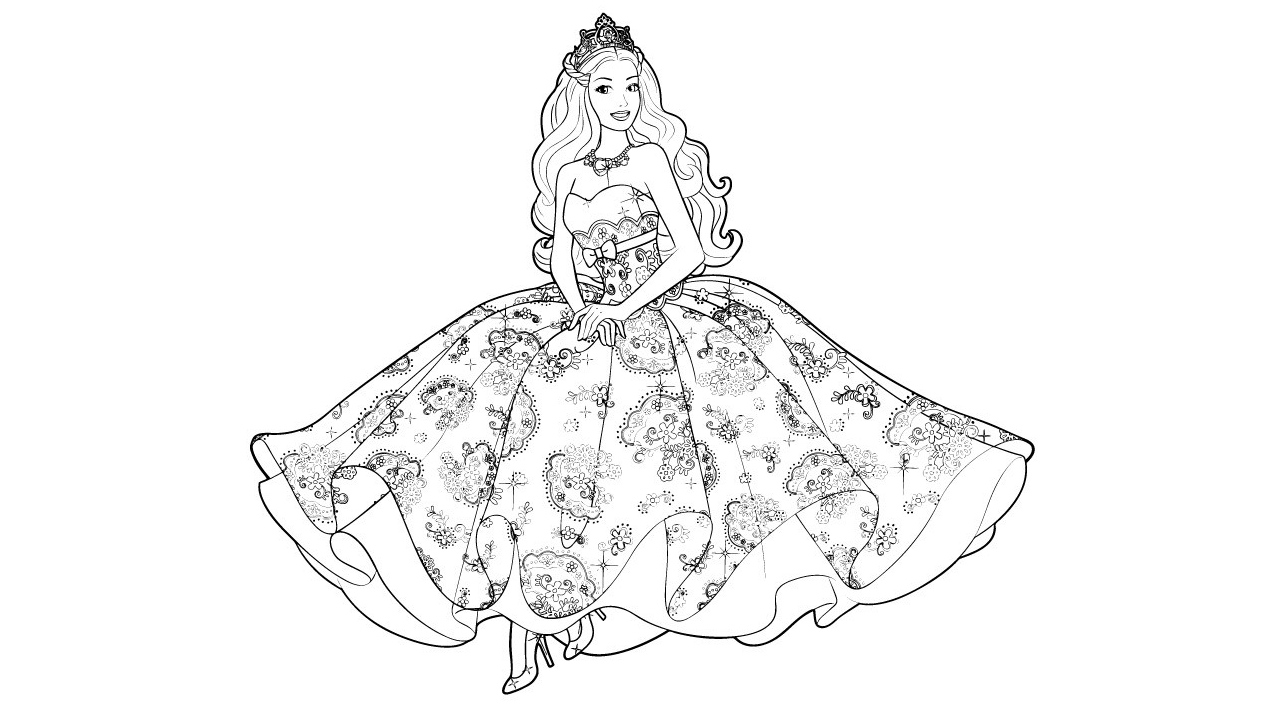 desenhos para colorir barbie