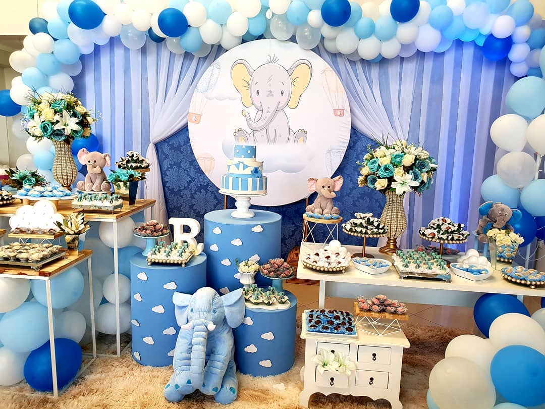 decoração de chá de fraldas