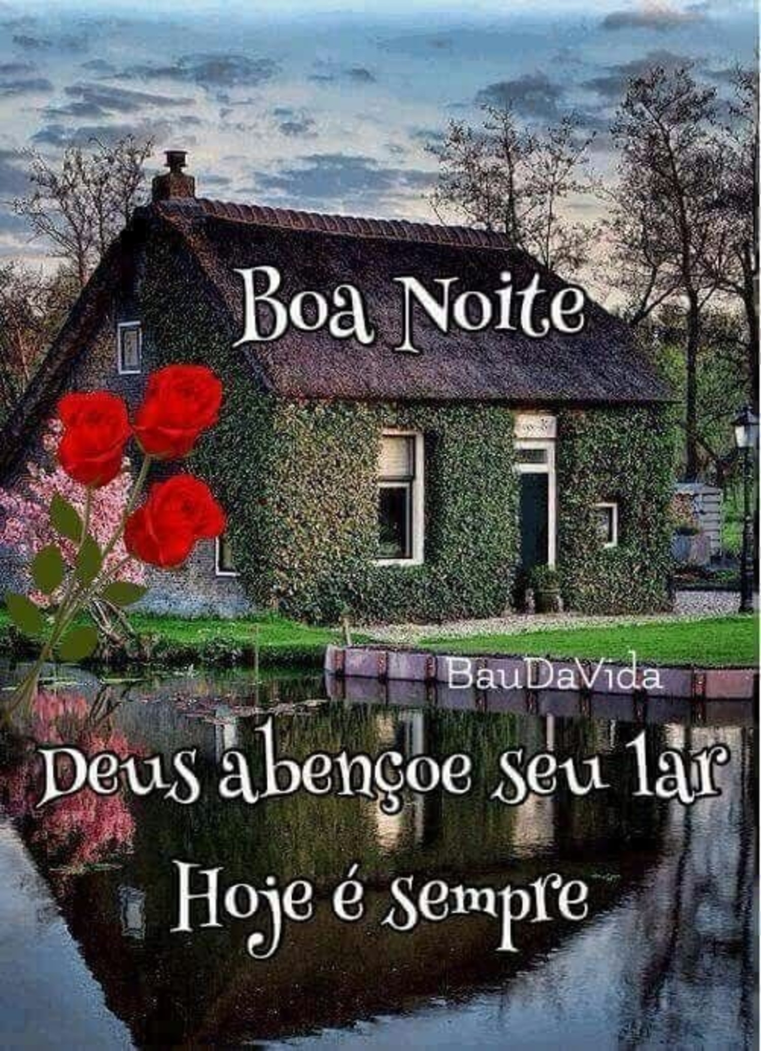 Mensagens de Boa Noite para WhatsApp com Imagem Bonita