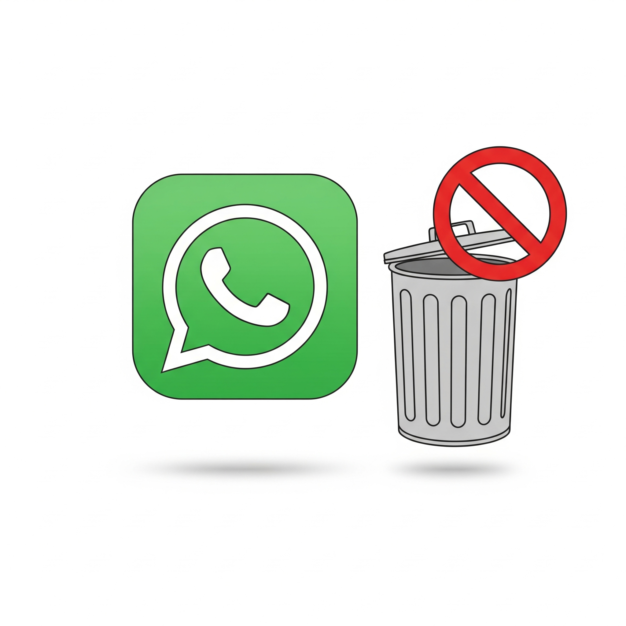 Lixeira do WhatsApp