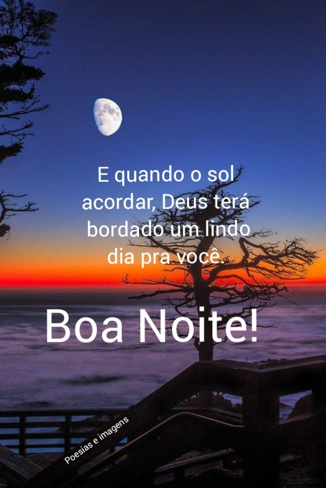 Mensagens de Boa Noite para WhatsApp com Imagem Bonita