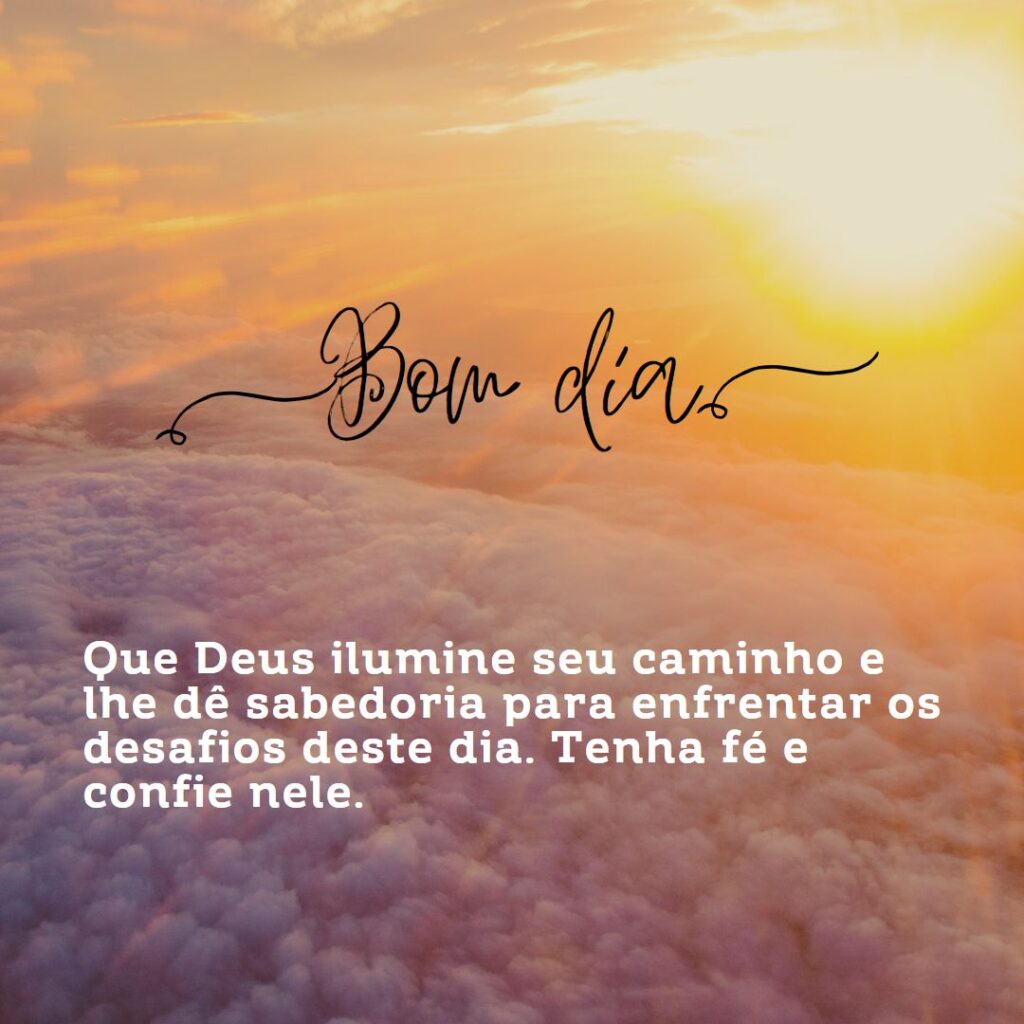 Mensagens de Bom Dia de Deus para WhatsApp