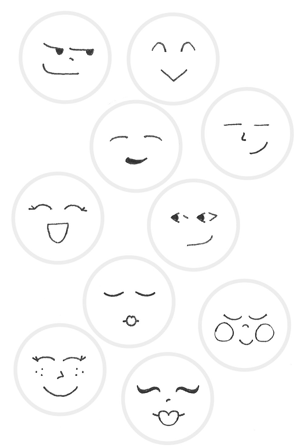 desenho de rostinho