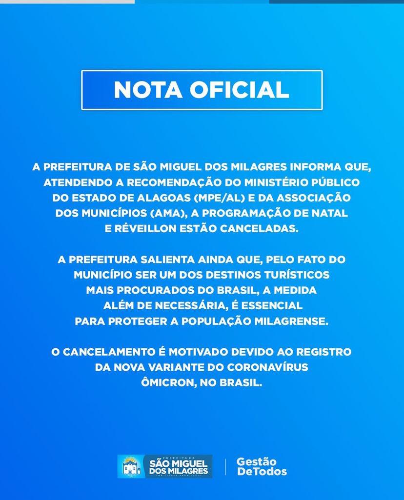 Réveillon São Miguel dos Milagres