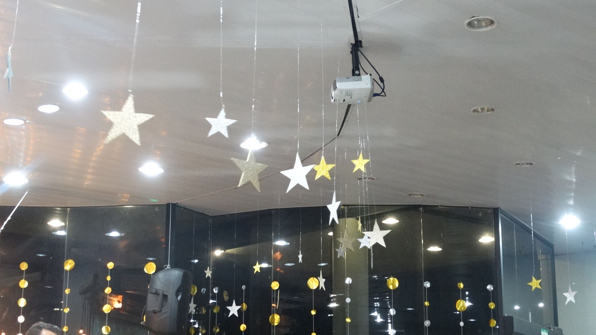 Decoração Prata e Dourada