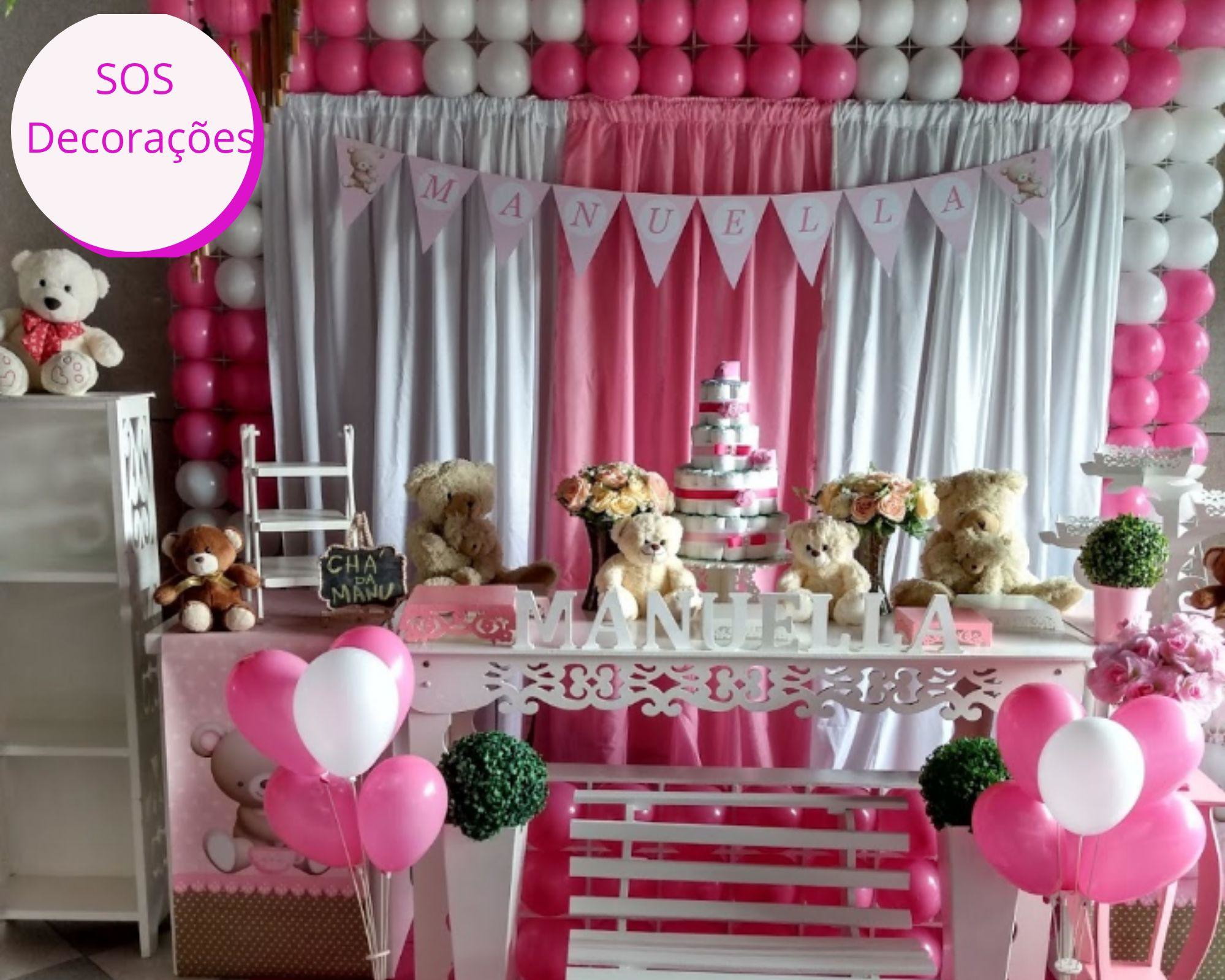 decoração de chá de fraldas