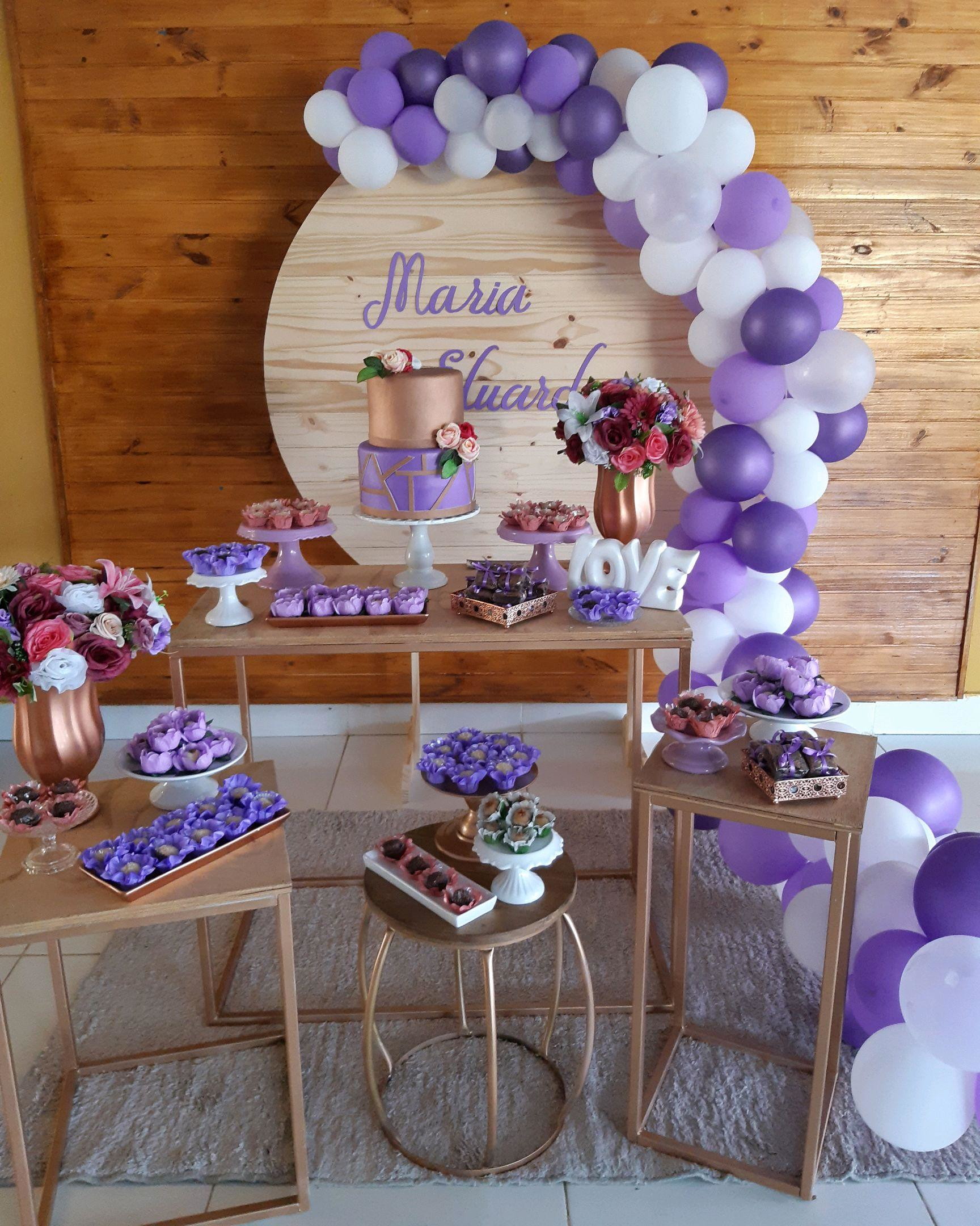 decoração de aniversário simples feminina