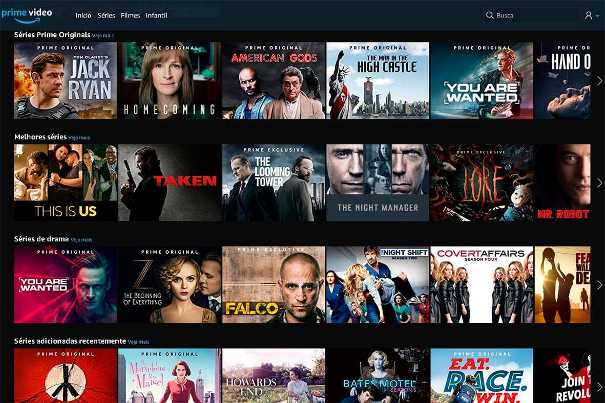 séries prime video