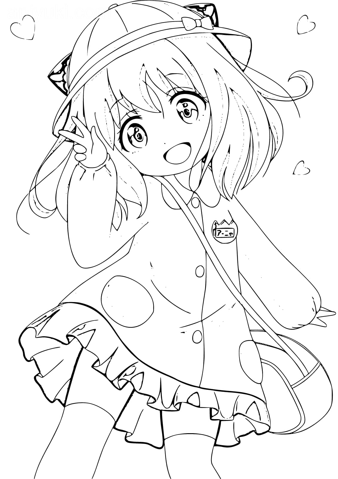 anime para colorir