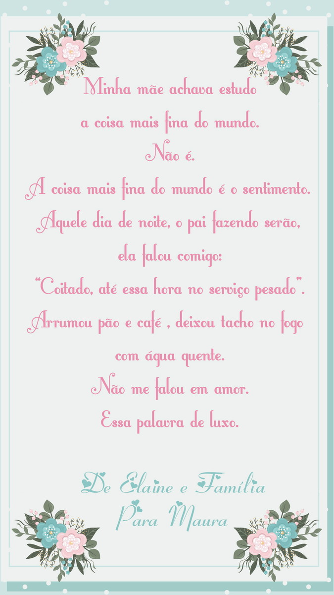 Poema para o Dia das Mães