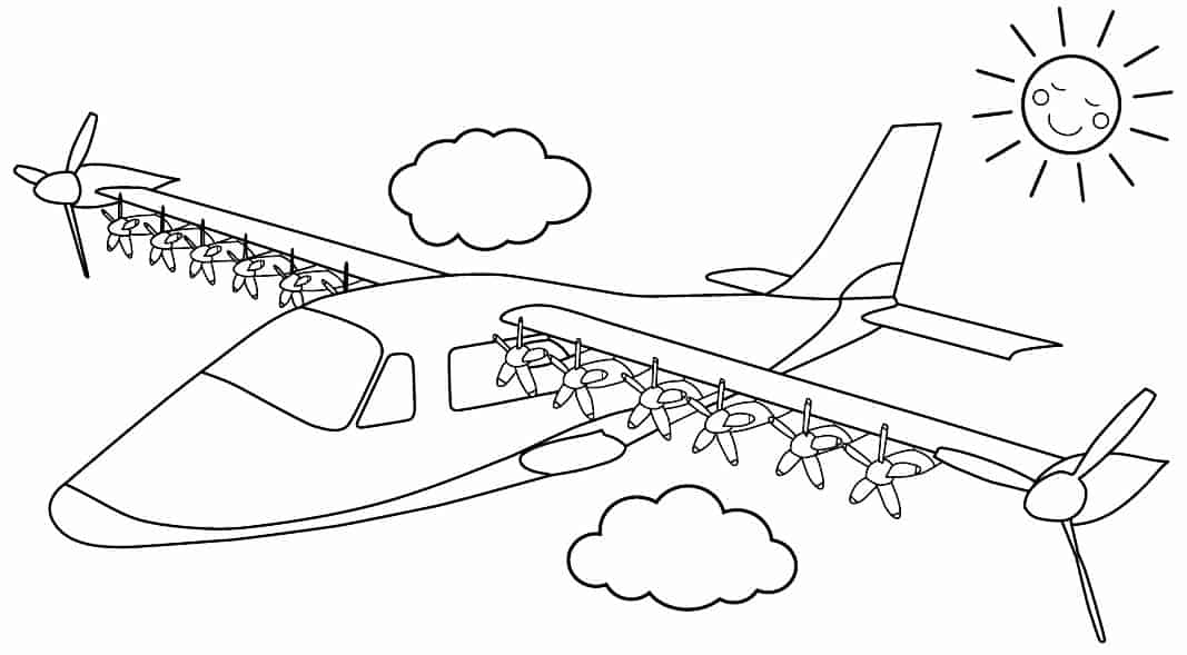 avião desenho
