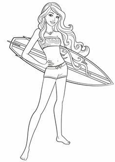 desenhos para colorir barbie