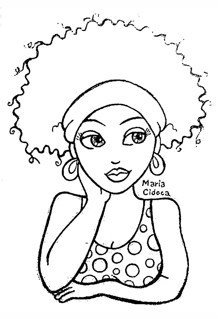 desenho de mulher
