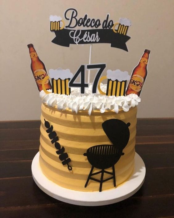 bolo de aniversário para homem
