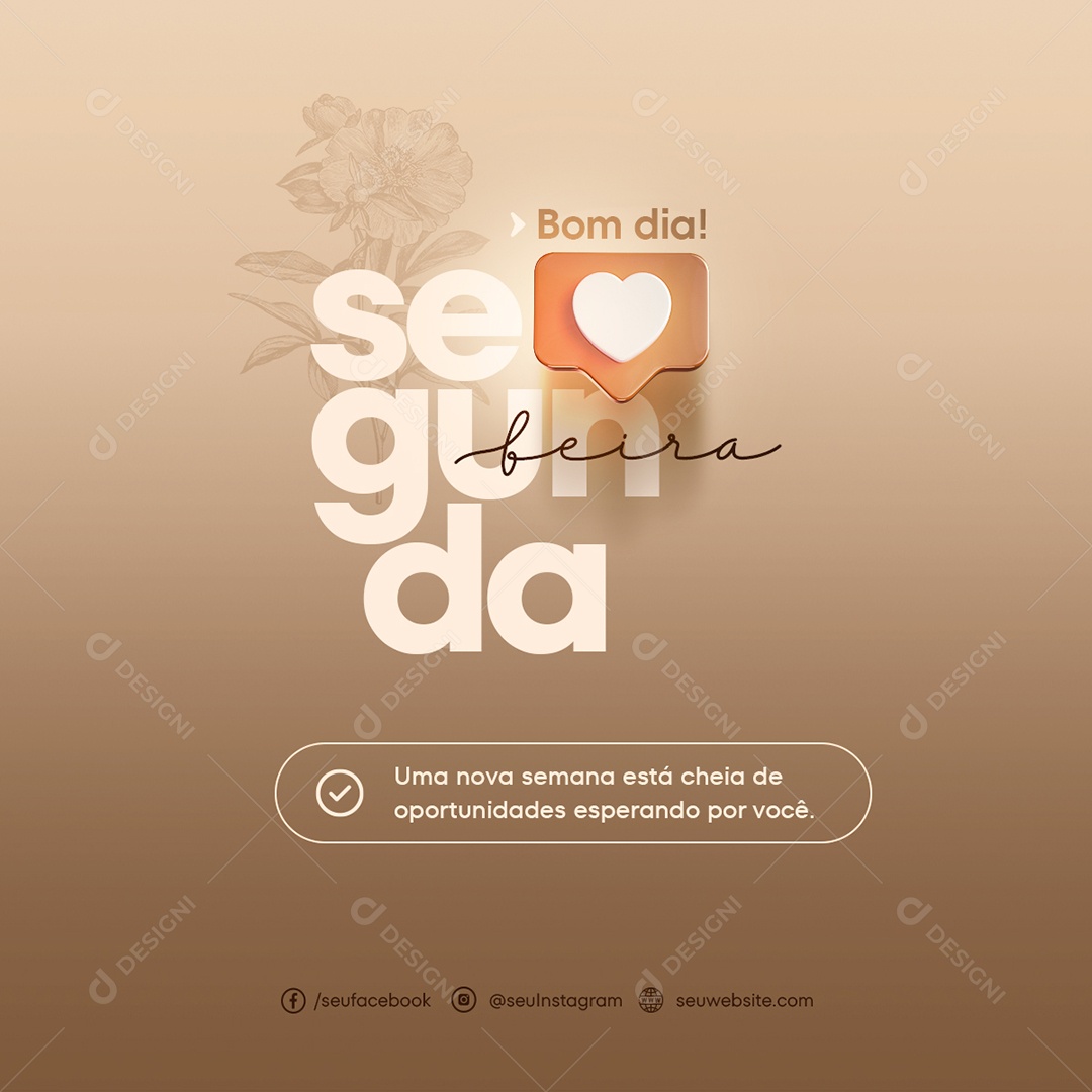 Bom Dia Segunda-Feira