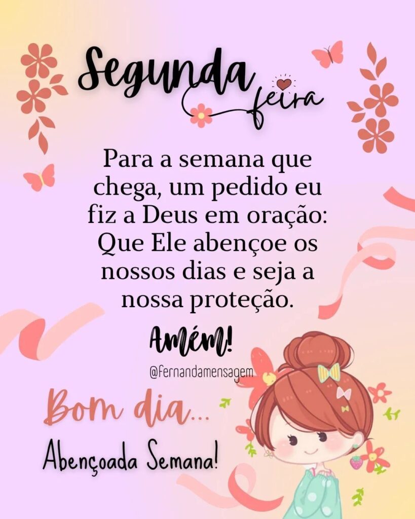 Bom Dia Segunda-Feira