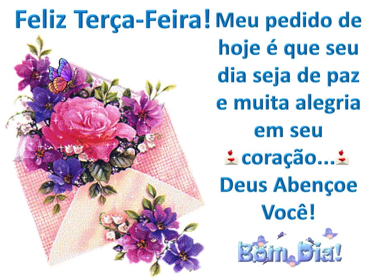 bom dia terça-feira abençoada por Deus