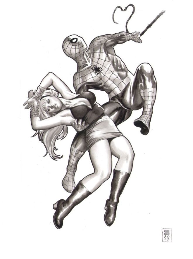 Homem Aranha para colorir