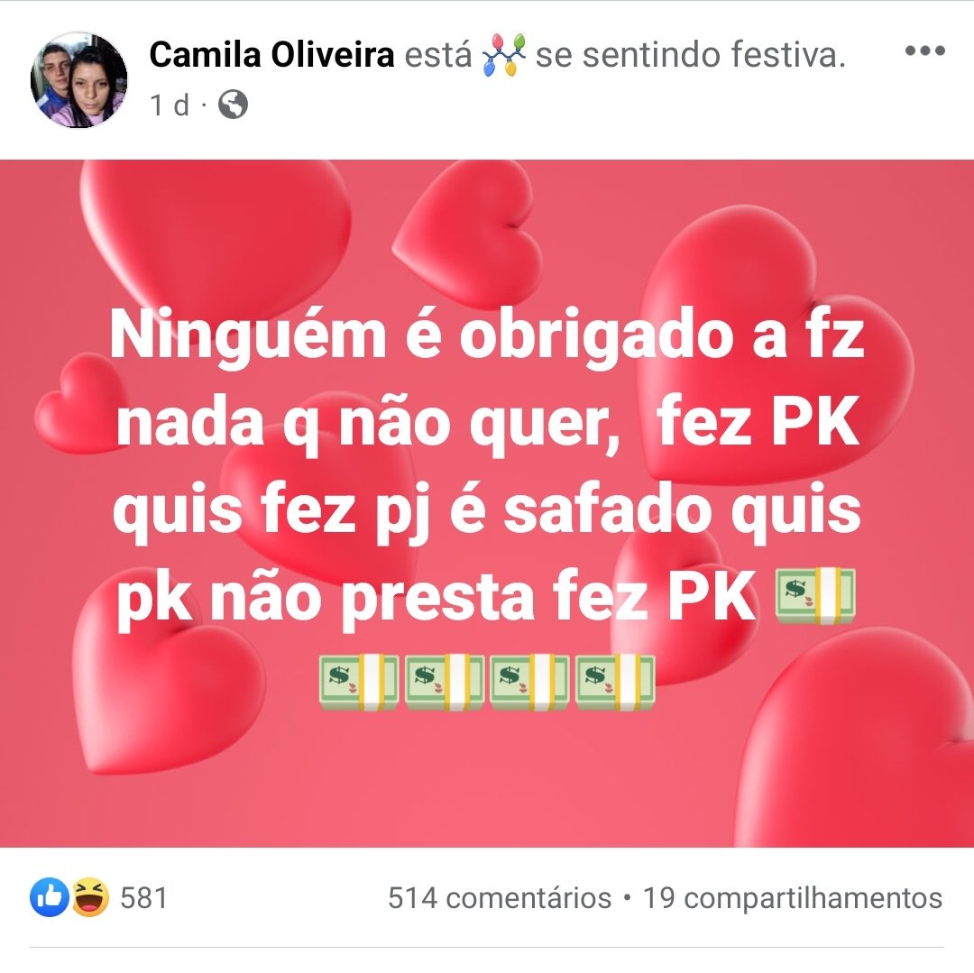 Camila Oliveira Facebook