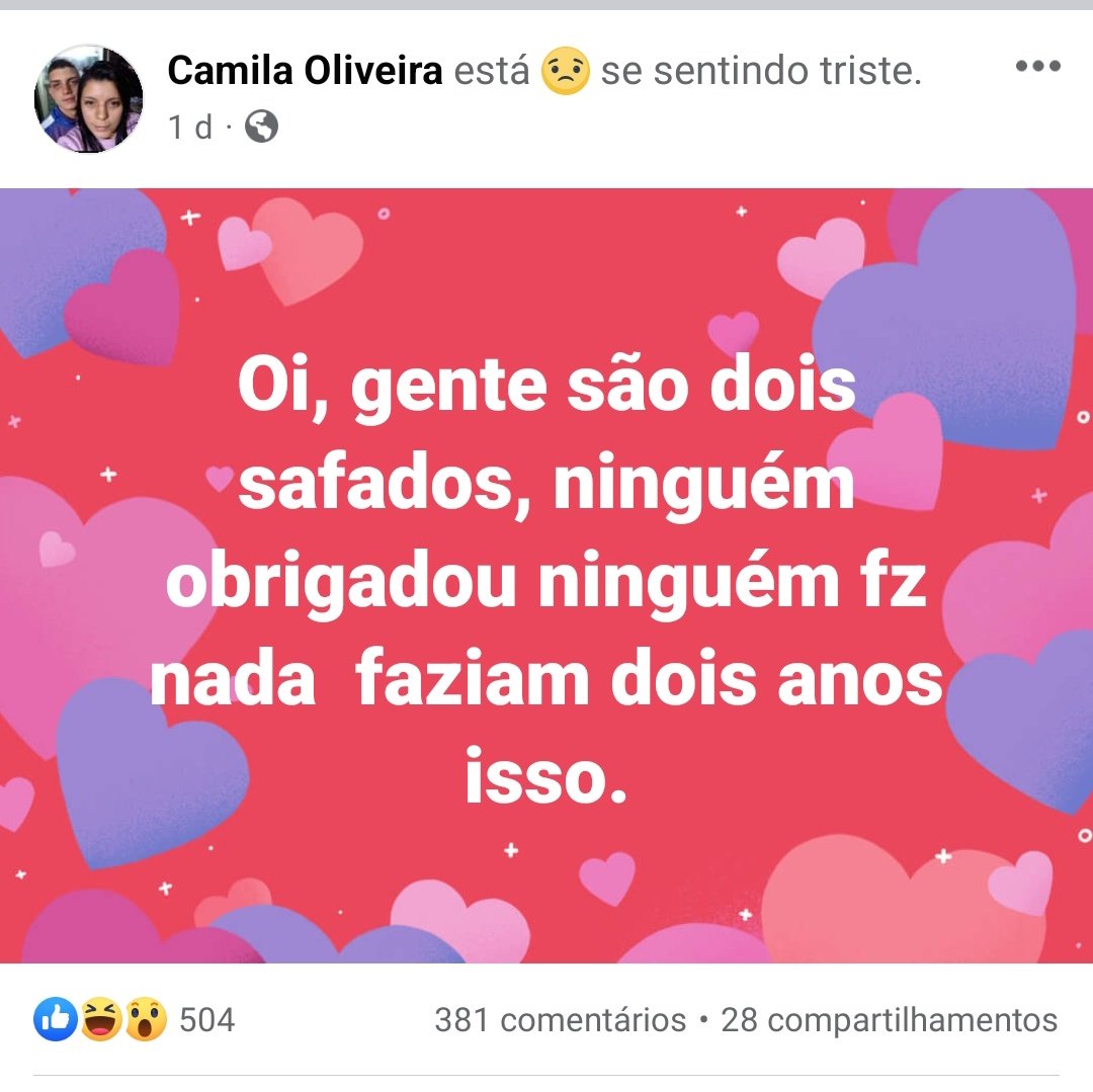 Camila Oliveira Facebook