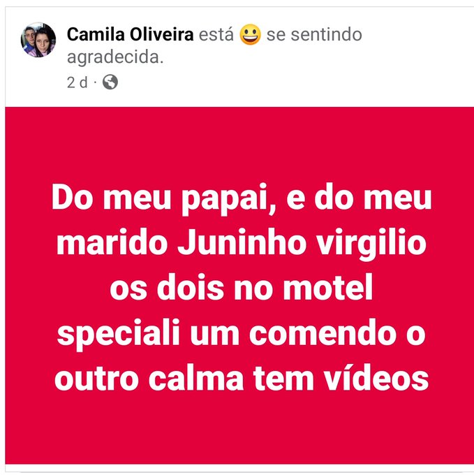 Camila Oliveira Facebook