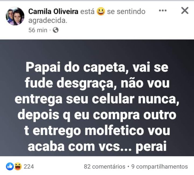 Camila Oliveira Facebook