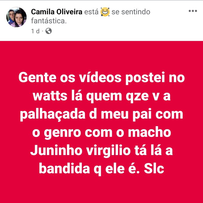 Camila Oliveira Facebook