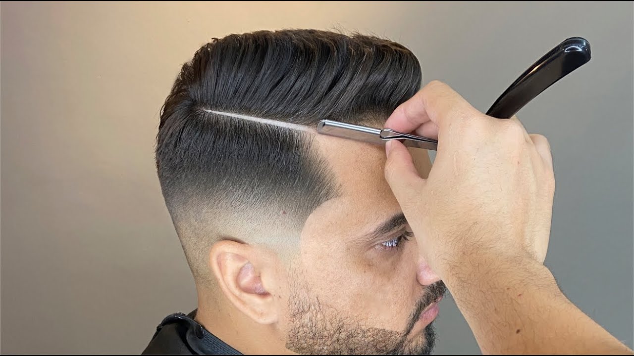 cortes de cabelo masculino liso