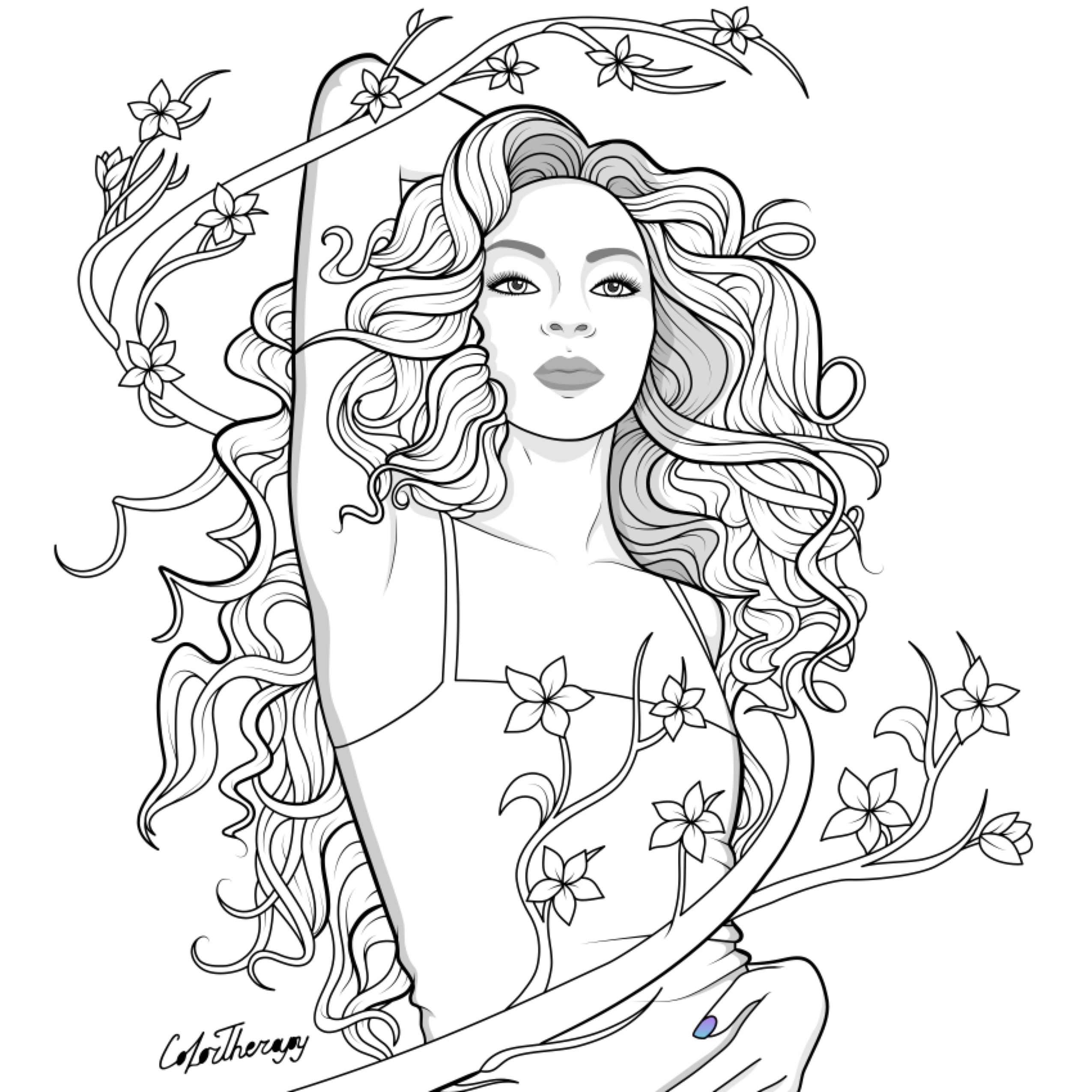 desenho de mulher