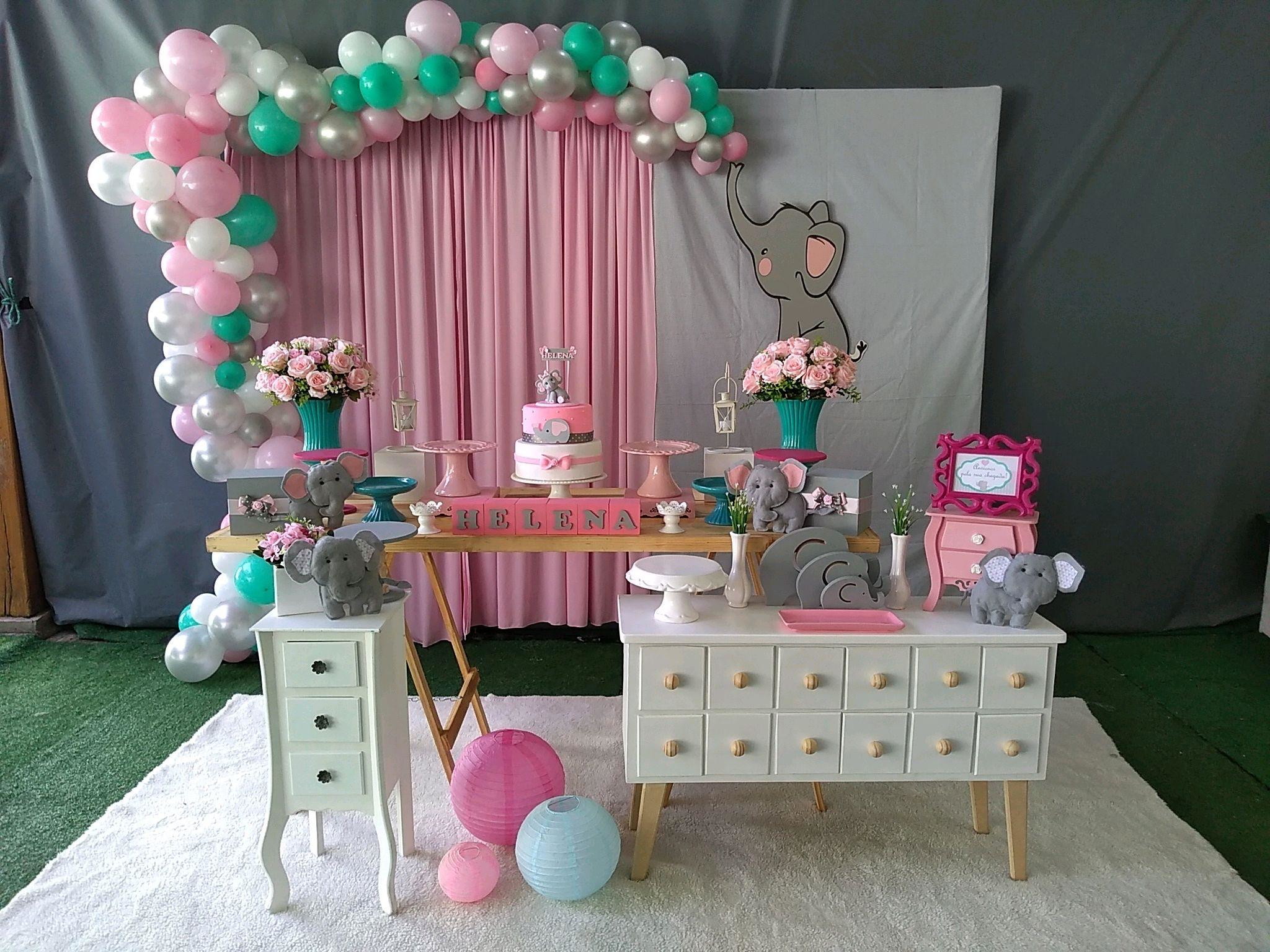 decoração de chá de fraldas