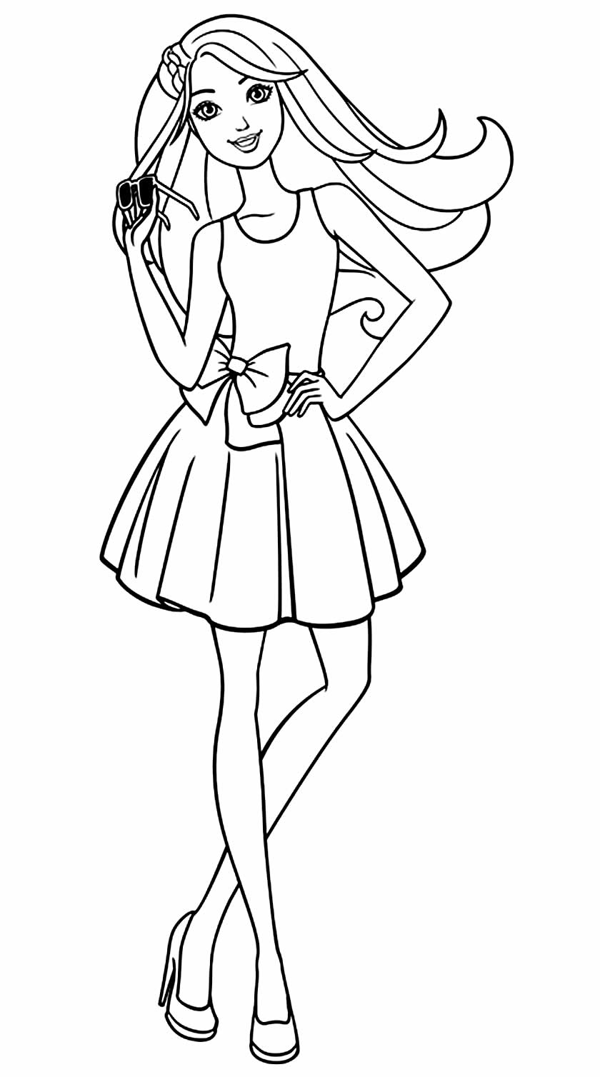 desenhos para colorir barbie