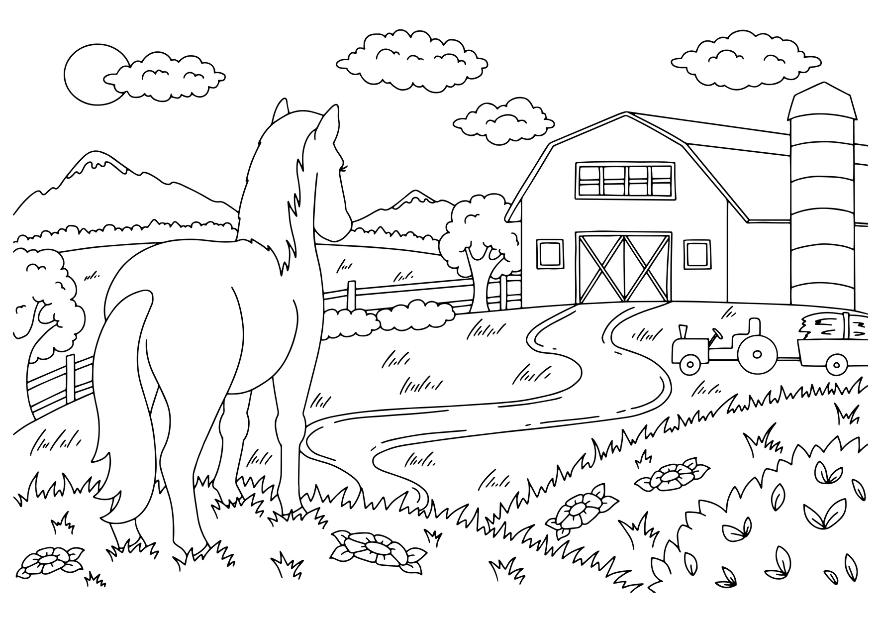 desenho paisagens