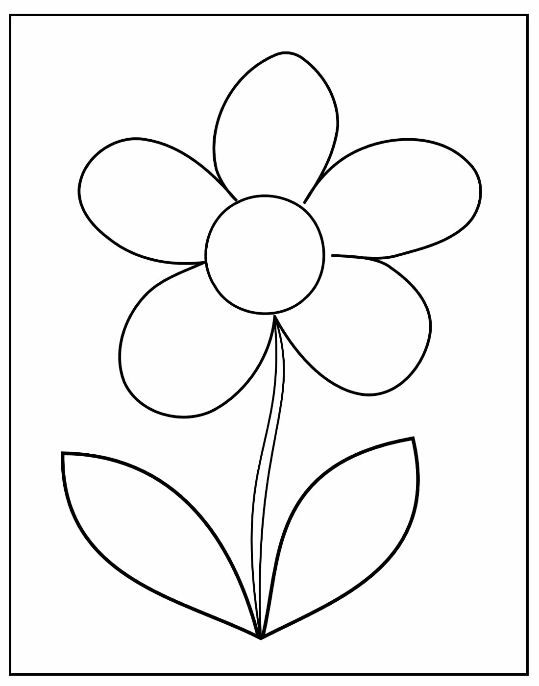 desenho de flores para colorir