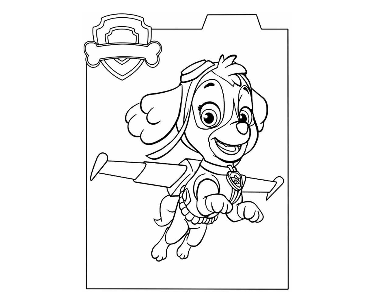 Desenho patrulha canina para crianças