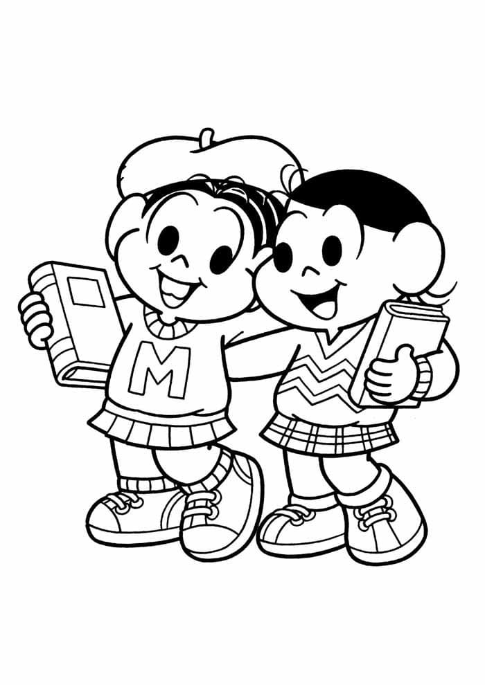 Desenhos para colorir Turma da Mônica