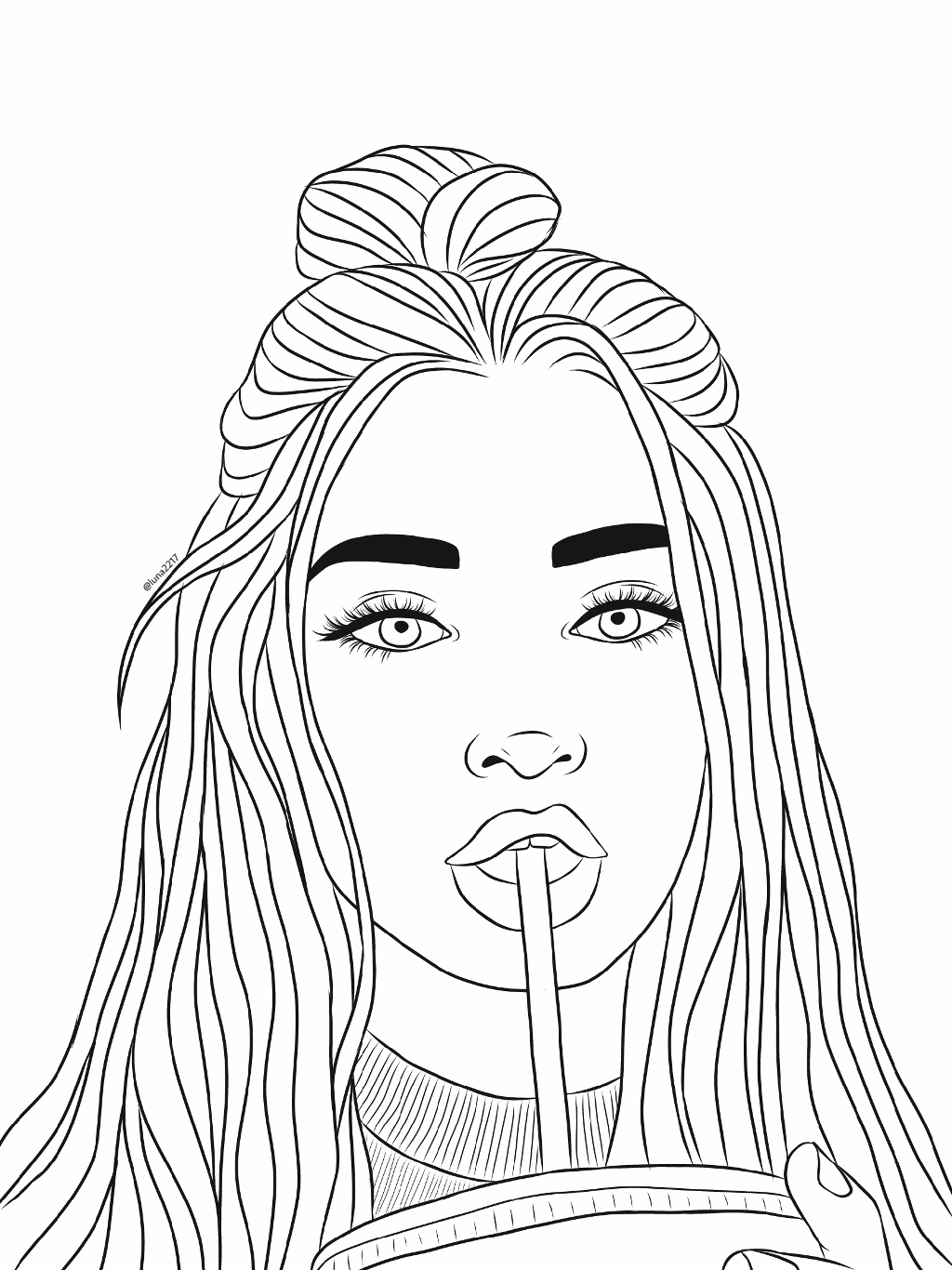 desenhos para colorir Tumblr
